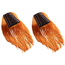Uniform Schouder Epaulet Kwasten Omzoomd Epaulet Voor-Goud