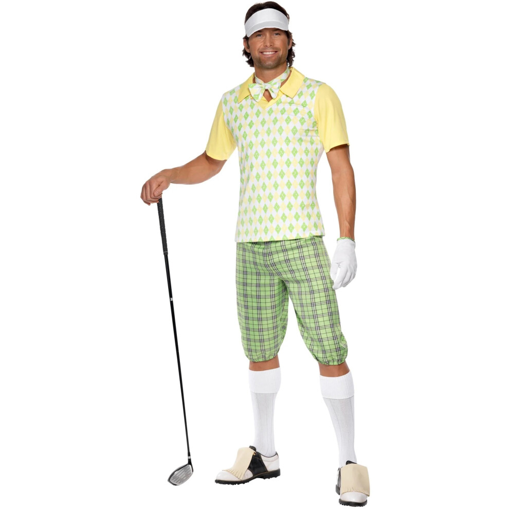 Smiffy's Mens Gone Golfing Costume Multicolor