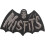 Misfits Woven Bat Logo Patch 1