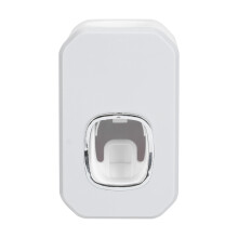 Automatic Toothpaste Squeezer Wall Mounted For Bathroom, Self Adhesive Toothbrush Holder With Dustproof Cover Multifunctional Organizer Suitable For H