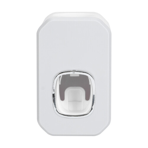 Automatic Toothpaste Squeezer Wall Mounted For Bathroom, Self Adhesive Toothbrush Holder With Dustproof Cover Multifunctional Organizer Suitable For H