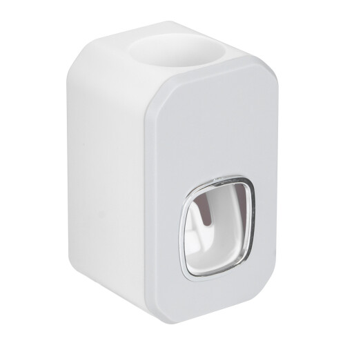 Automatic Toothpaste Squeezer Wall Mounted For Bathroom, Self Adhesive Toothbrush Holder With Dustproof Cover Multifunctional Organizer Suitable For H 2