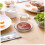 4pcs Retro Glass Tea Saucers Set Round Patterned Dessert Plates Easy Clean MultiPurpose Use 5