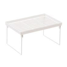 Multifunctional Racks for Office Storage Shelves, Strong Bearing Capacity Wear-Resistant Foldable Design, Space-Saving Design Stackable Shelves for Ki