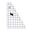 Acrylic Quilting Ruler Set for Fabric Cutting and Sewing, Clear Patchwork Measuring Tools, 3/4/5 Pieces 1