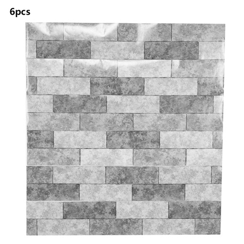 DIY φιλικά πάνελ τοίχου backsplash με όψη πέτρας, επιφάνεια χωρίς μούχλα, αδιάβροχο