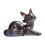 Elegant Temperature Sensitive Foxes Ornament Premium-Lying down 1