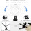 Dimmable Led Ring Light, Circle Design Multi Utilisation For A Seamless Lighting Experience, Variable Color Temperature To Enhance Your Presence, 2