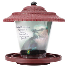 Avian Sanctuary, Non-Toxic Outdoor Hanging Bird Feeders, Transparent Container for Convenient Monitoring, Has Suspension Wire Easily Hanging on the