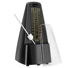 Mechanical Metronome for Accurate Tempo Adjustment & Full Featured Beat Selection, Durable Spring Mechanism for Consistent Music Instrument Practice