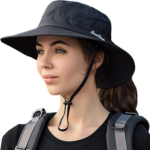 Cappelli da sole per uomo e donna, cappelli a secchiello a tesa larga, cappelli a tesa larga pieghevoli, cappelli boonie per escursionismo, 1