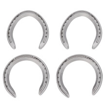 Hufeisenschutz-Set, Aluminiumlegierung, rutschfeste Oberfläche, verstärkte Innenverjüngung, verschleißfest, für Pferde mit starker Belastung