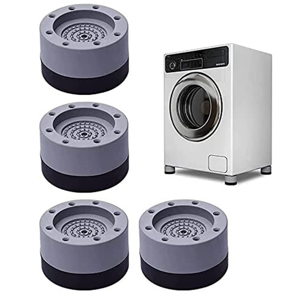 Multi-Purpose Anti-Vibration Supports, Heavy Duty Noise Reduction Pads For Appliances, Non-Slip Shock Absorbing Feet, Adjustable Height Risers For 9405630804362