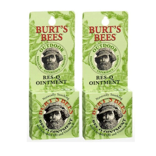 Burts Bees Res-Q Ointment  Natural Multipurpose 0.6 Oz (2 Pack)