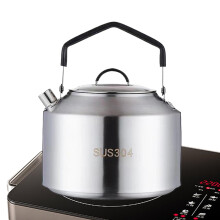 Camping Kettle 1500ml - Stainless Steel Lightweight Fast Boiling Outdoor Tea Kettle for Camping and Hiking