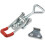 Heavy Duty Toggle Latch Clamp 100kg Clamping Force Galvanized Iron Secure Cabinet Lock Large 3