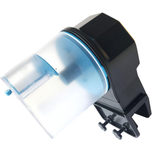 Automatic Fish Feeder with Timer, Large Capacity Aquarium Food Dispenser, Adjustable Feeding, Blue 1