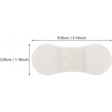 Set of 10 Grip-Lok Fixtures for PICC and Drainage Hub Fixation Flexible Materials - Low Profile Design for Improved Patient Comfort