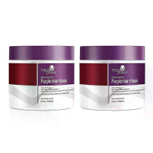 Maca Purple Hair Mask, Nourishing Deep Conditioner for Blonde Silver Gray Highlighted Hair 100ml