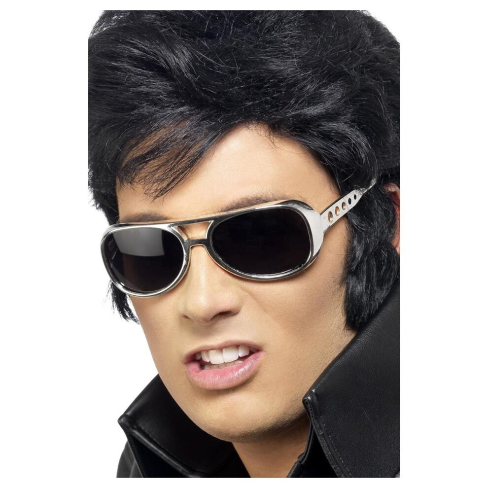 Smiffy's Unisex Adult Shades Elvis Presley Prop Not,Specified