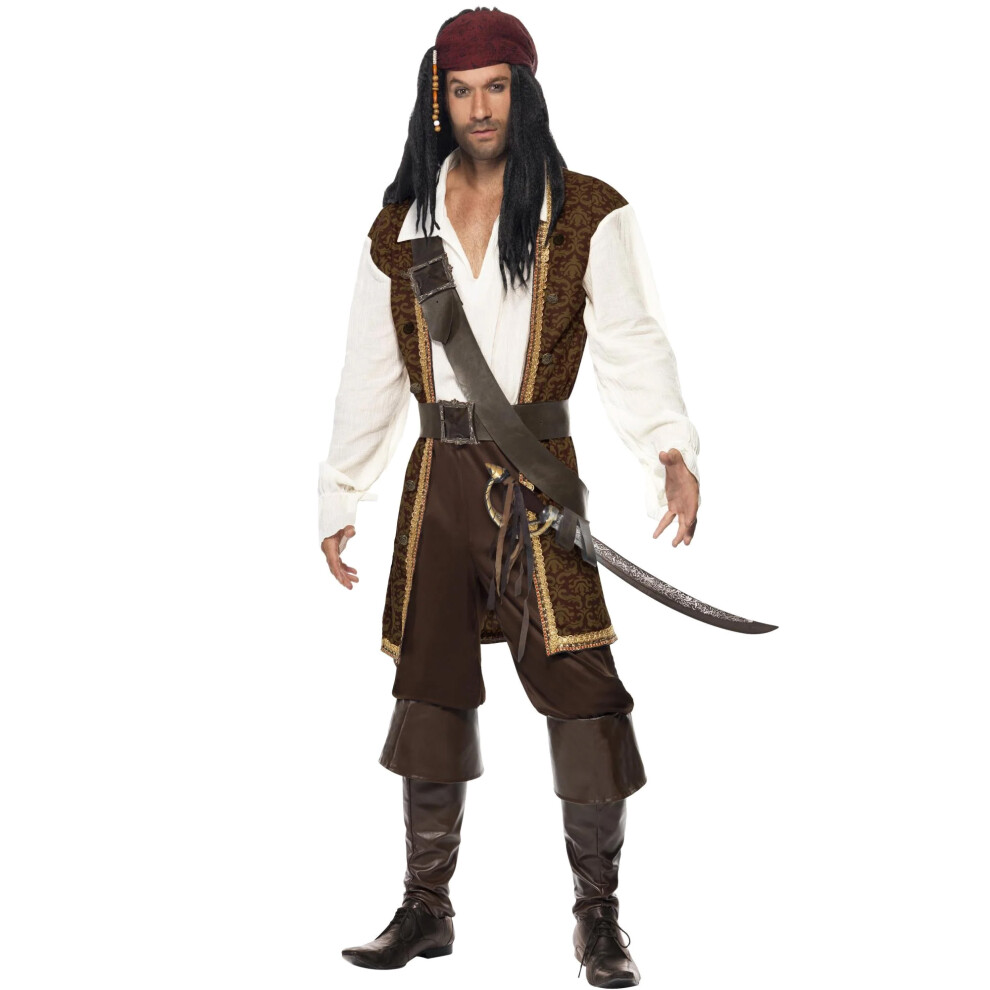 Smiffy's Mens High Seas Pirate Costume Set