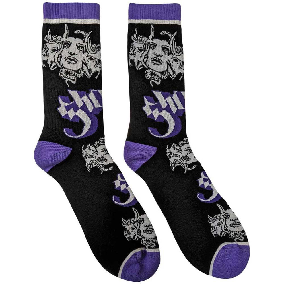Ghost Unisex Adult Copia Socks Black