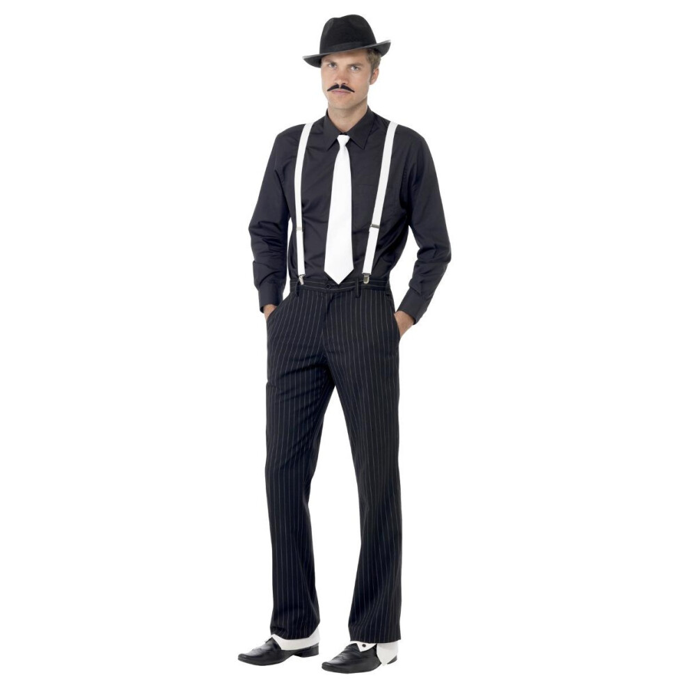 Smiffy's Mens Gangster Costume Accessory Set