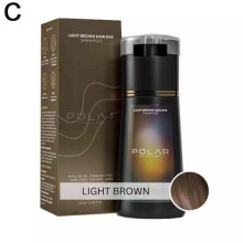 (Light Brown)Polar Hair Dye Shampoo, Polar Hair Care, Hair Care Shampoo 200ml