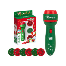 (1er-Pack) Weihnachtsprojektor-Taschenlampenspielzeug –-Grün 48