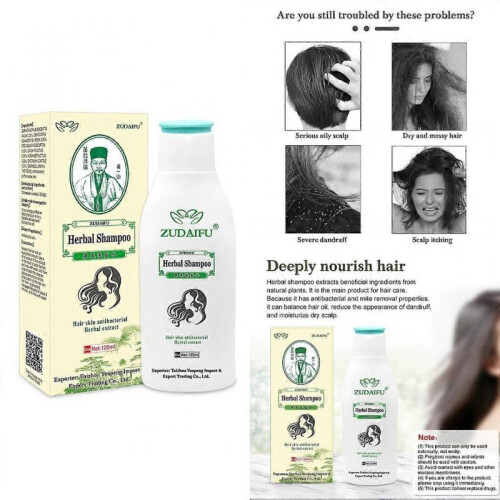 Dandruff Treatment Shampoo for Men and Women Herbal Shampoo Complex Shampoo 1