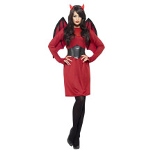 (L, Red) Smiffys Economy Devil Costume Set