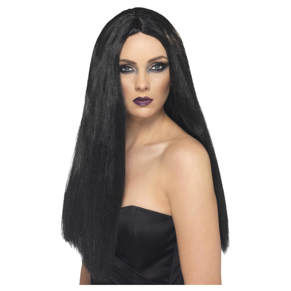Smiffy's Womens/Ladies Witch Wig Black