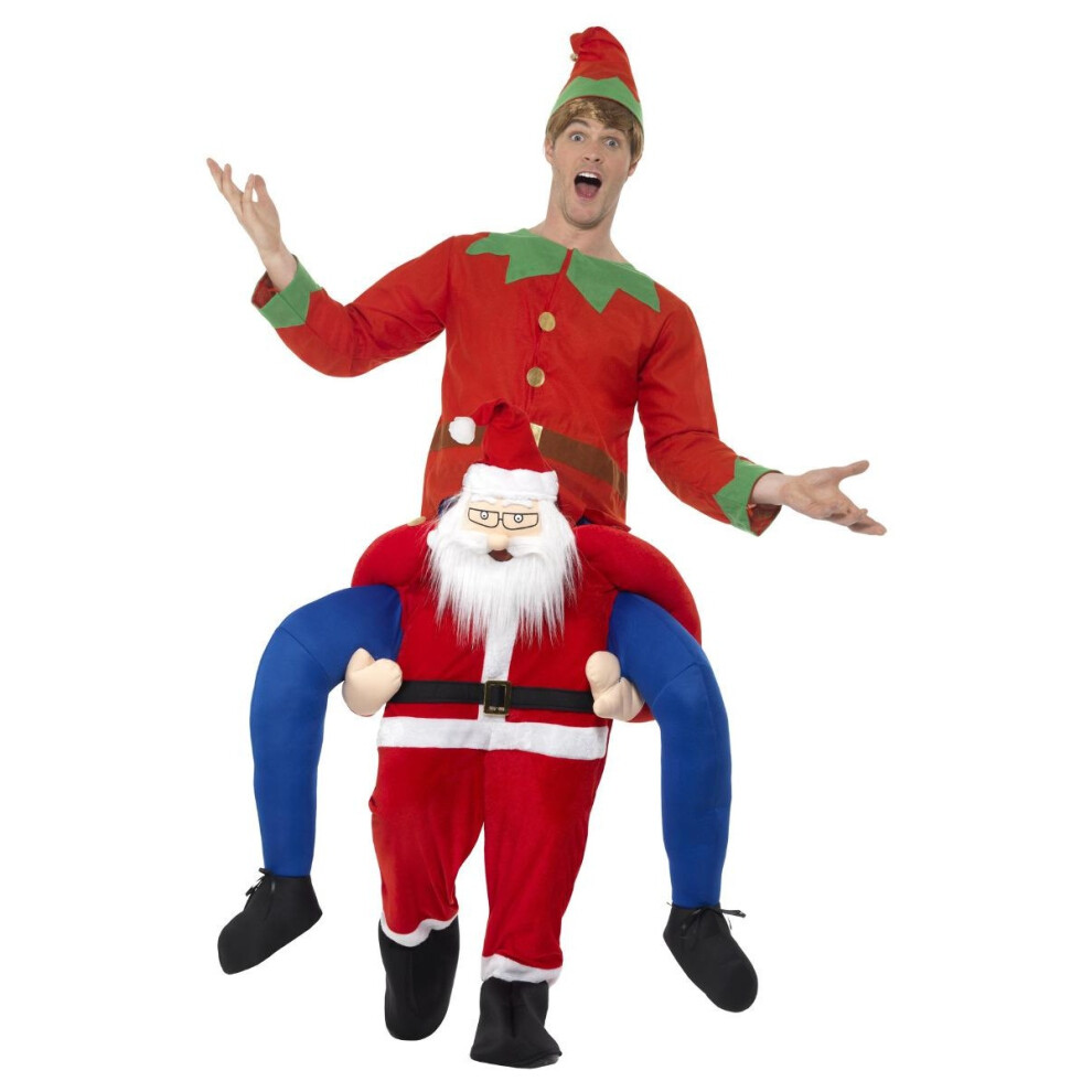 Smiffy's Unisex Adult Santa Piggy Back Costume