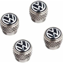Volkswagen 000071215D - Ventilkappen mit VW-Logo - Für Gummi