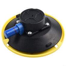 6 Inch Vacuum Suction Cup Glass Lifter, Heavy Duty Vacuum Lifter, Glass Suction Lifter with Handle for Glass Mounting, M6/M8 Thread, Strong Hold (M6)