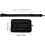Mini crossbody bag with large capacity and shoulder strap for training, black 3