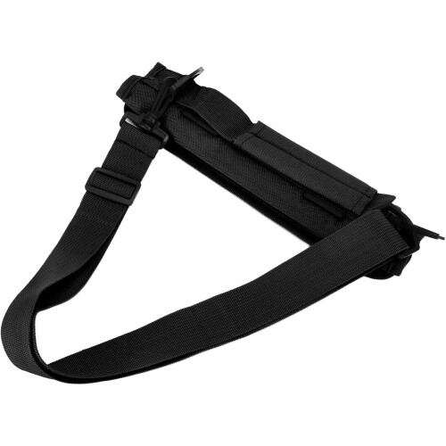 Mini crossbody bag with large capacity and shoulder strap for training, black 1