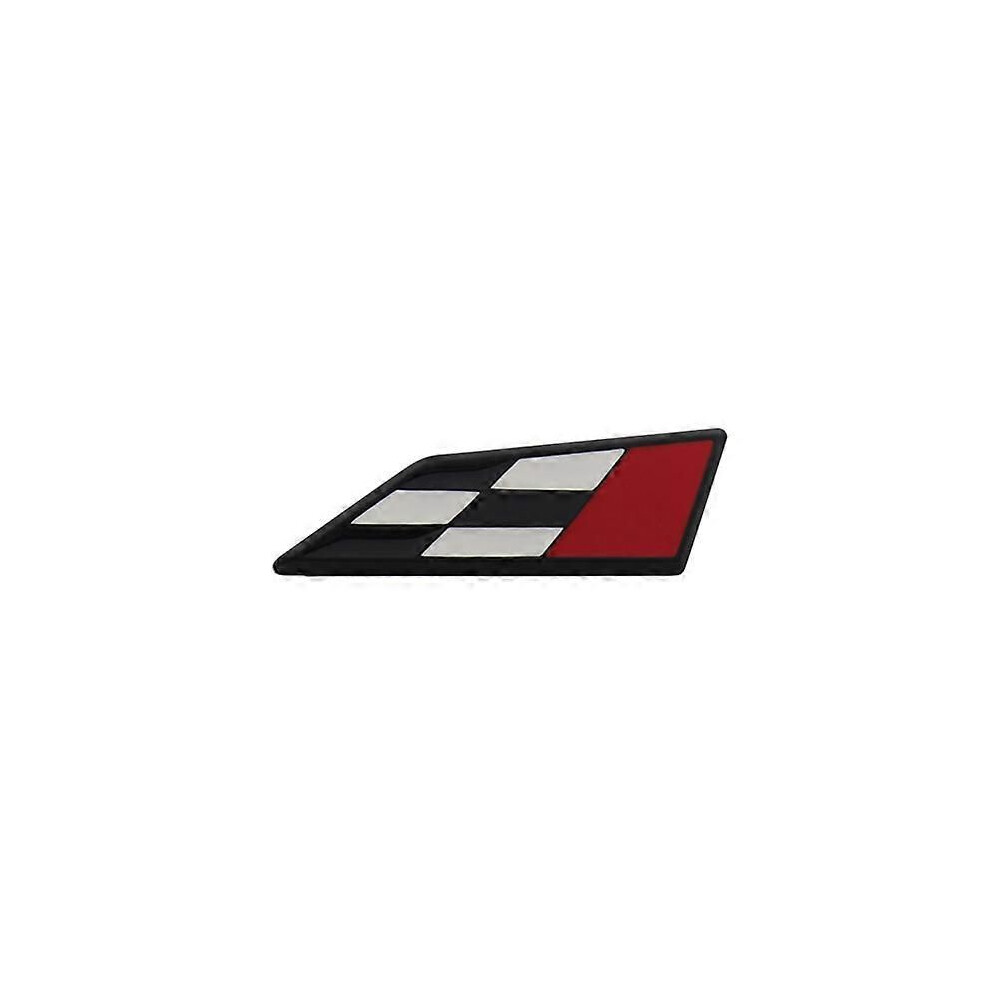 (Black) Race Flag For Leon 5F Ibiza 6J Fr Type Plate Emblem Badge Sticker Black 9444211461143