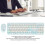 Wireless Combo Retro Round Keycap Keyboard & 1600 DPI Mouse Bluetooth Blue 7