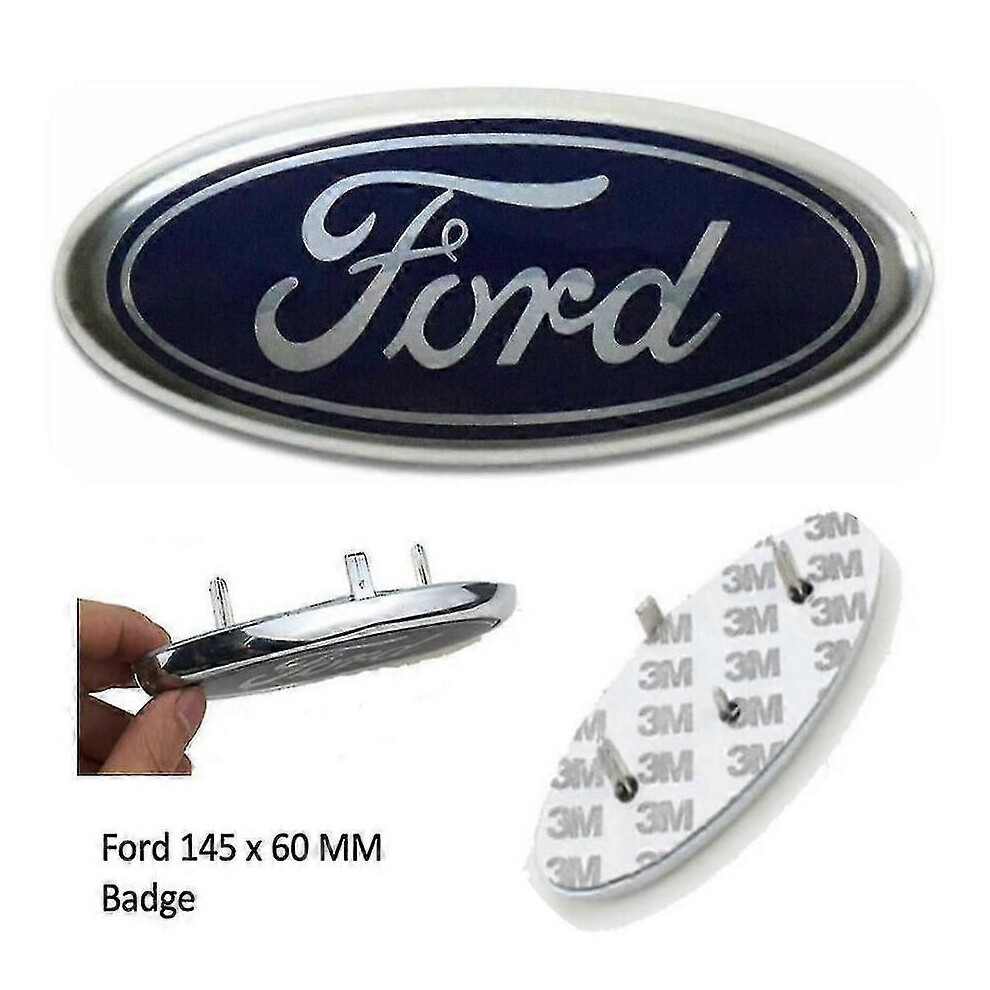 Ford Emblem 145X60mm Oval Front And Rear Badge For Focus Mondeo Transit 9444211461860