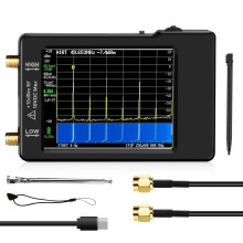 Spectrum Analyzer, Hand Held 2.8" Display ESD Protected V0.3.1_E, Frequency Range 100kHz to 960MHz, Portable Compact Design