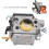 Power Cutter Carburetor Aluminium for K970  High Efficiency Engine Assy 5