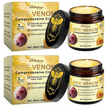 (2pcs)Bee Venom Comprehensive Cream, Anti-Wart Reduces Blemishes, 2025 New Bee Venom Skincare Treatment Cream for All Skin Types