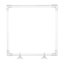 23x23cm Acrylic Floating Fish Feeding Ring with Suction Cup for Organized Aquarium Feeding