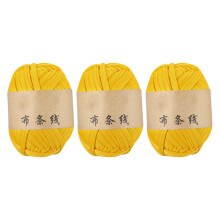 3 Rolls Stretchy Polyester String 32.8Yard Per-Light Yellow