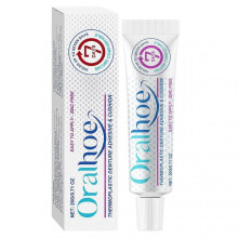 Waterproof thermoplastic denture adhesive for all-day comfort
