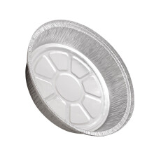 10 Stück 7 Zoll Einweg-Aluminium-Backschalen, runde Pfannen zum Backen und Airfryer