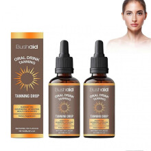 2pcs Drinkable Sunless Tanning Drops, Oral Drink Tanning Drops, Effortless Effective Dark Fake Tan Drops for Tan Enhancer