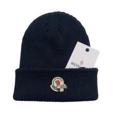 Cappello unisex lavorato a maglia, caldo cappello invernale, nero