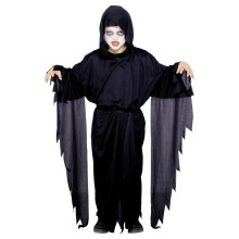 (10-12 Years, Black) Smiffys Childrens/Kids Screamer Ghost Costume Robe